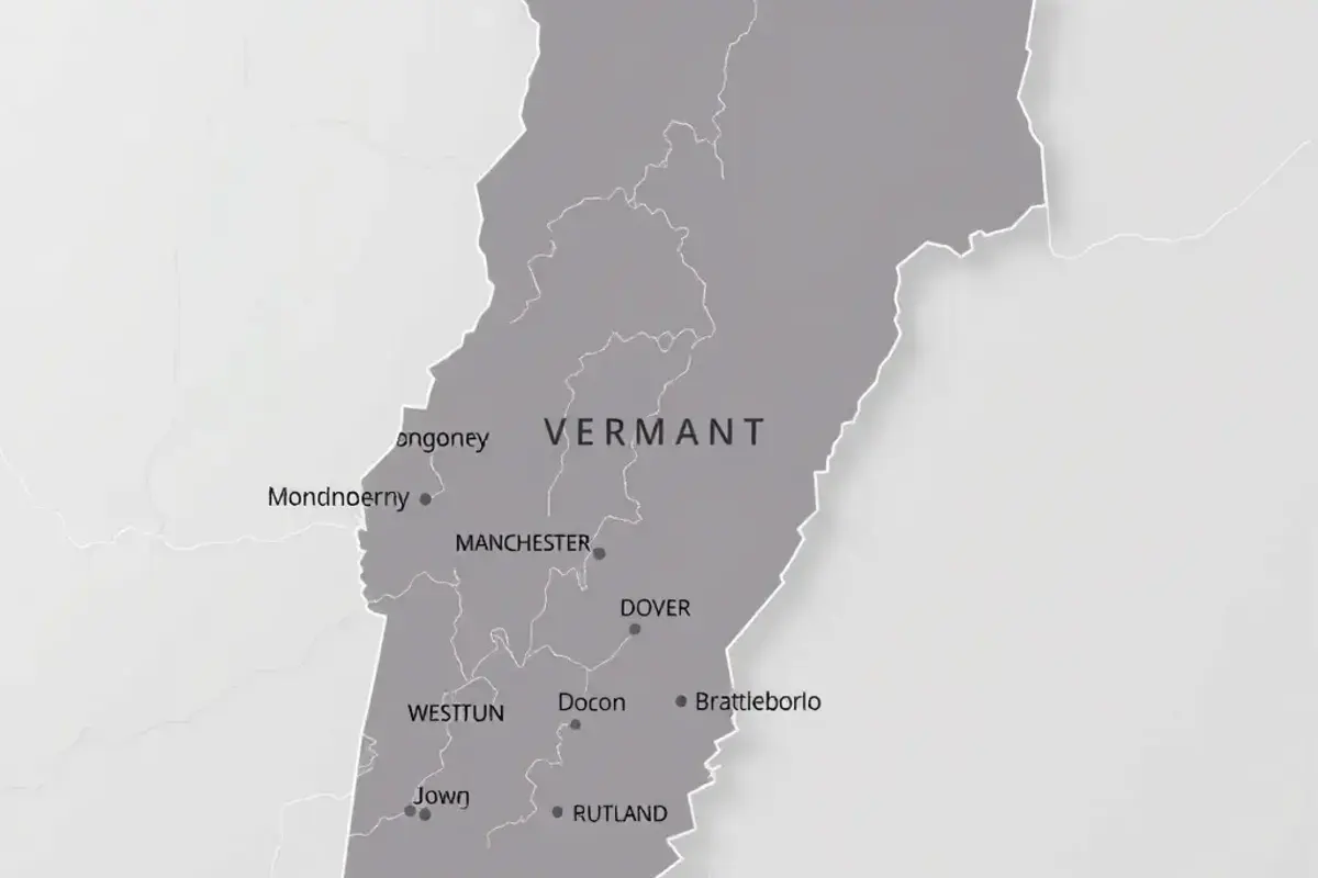 Iron Horse service area map showing coverage throughout Southern Vermont